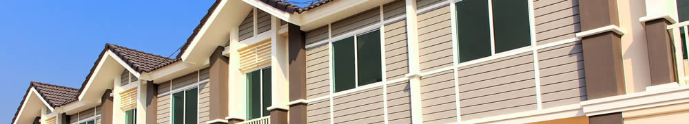 image of townhouse complex building